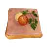 Canapés au jambon 
