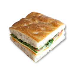 Sandw.Foccacia Hummus, crudités