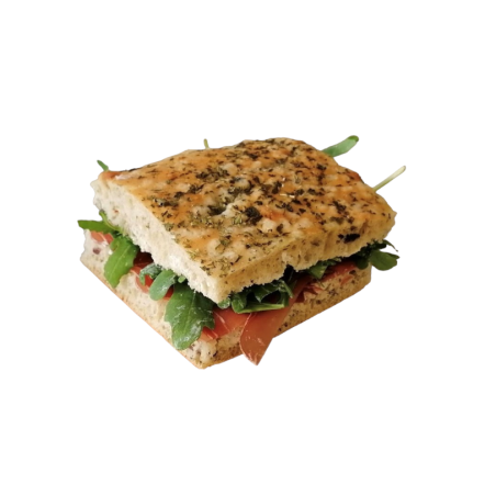 Sandw.Focaccia Rohschinken